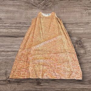 Napa Valley Sleeveless Print Linen Blend Maxi Dress Size 1X